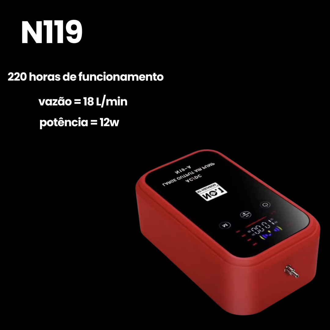 Nobreak compressor de ar 110 horas de funcionamento