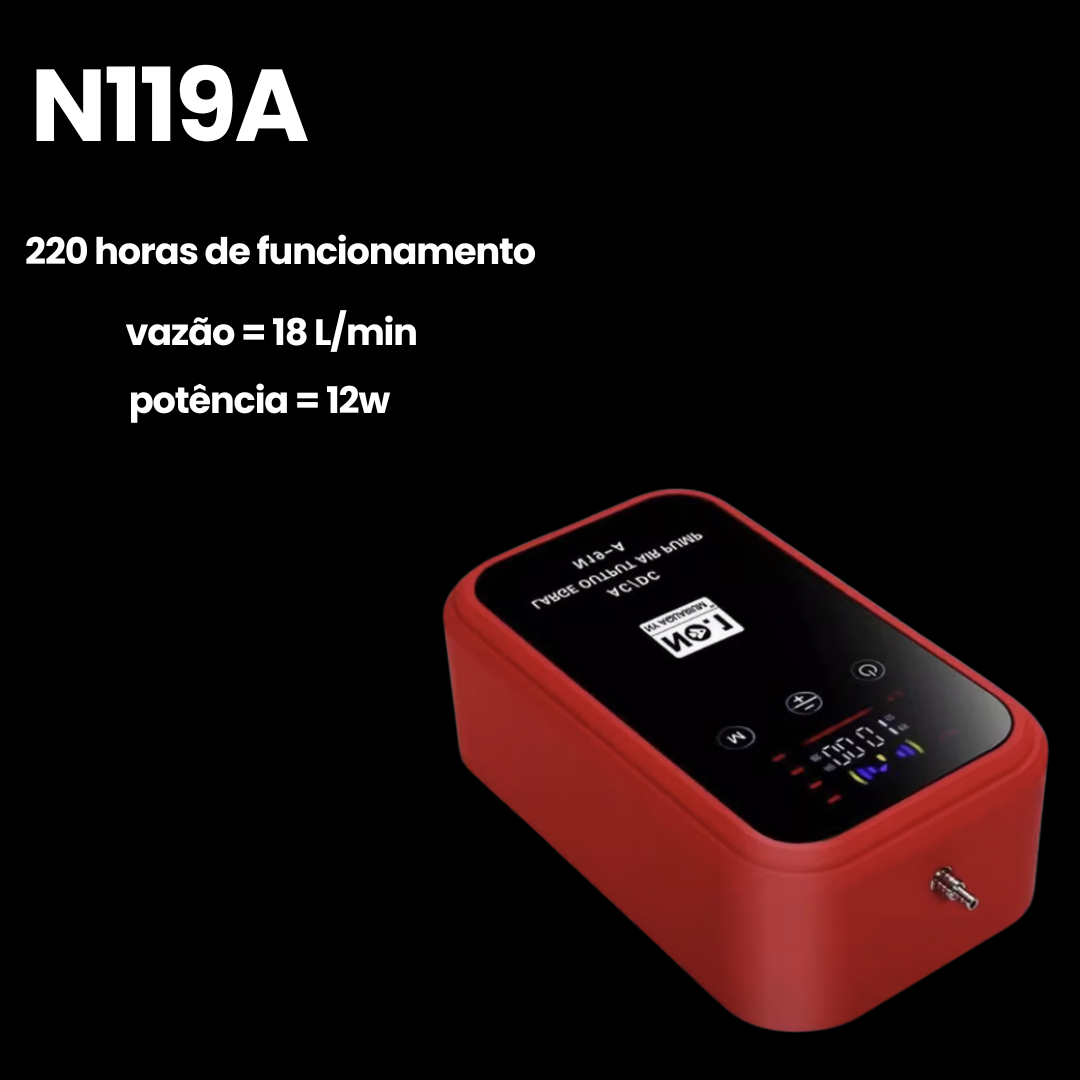 Nobreak compressor de ar 110 horas de funcionamento