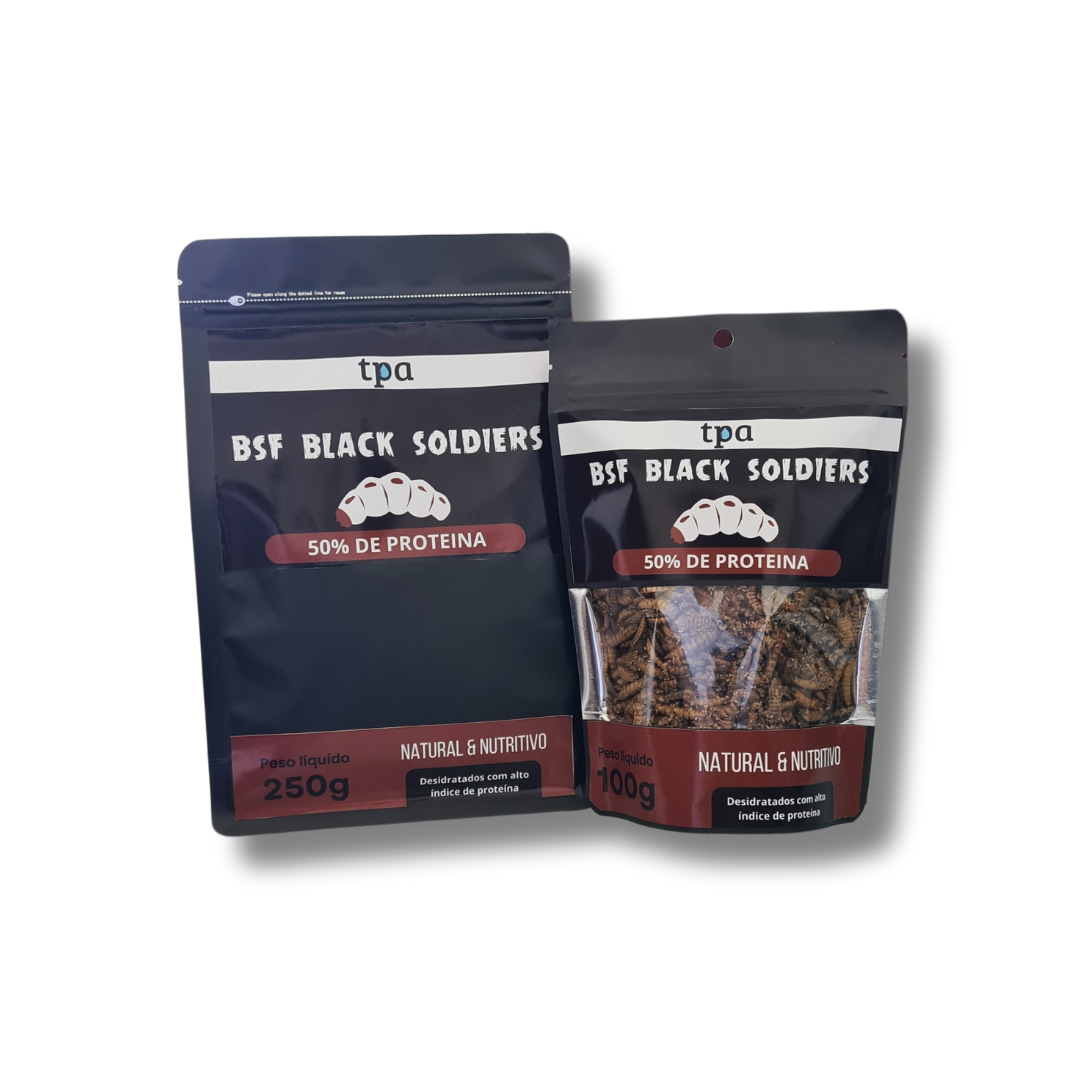 (BLACK) BSF Desidratados - PROTEIN LINE (Black Soldiers fly)