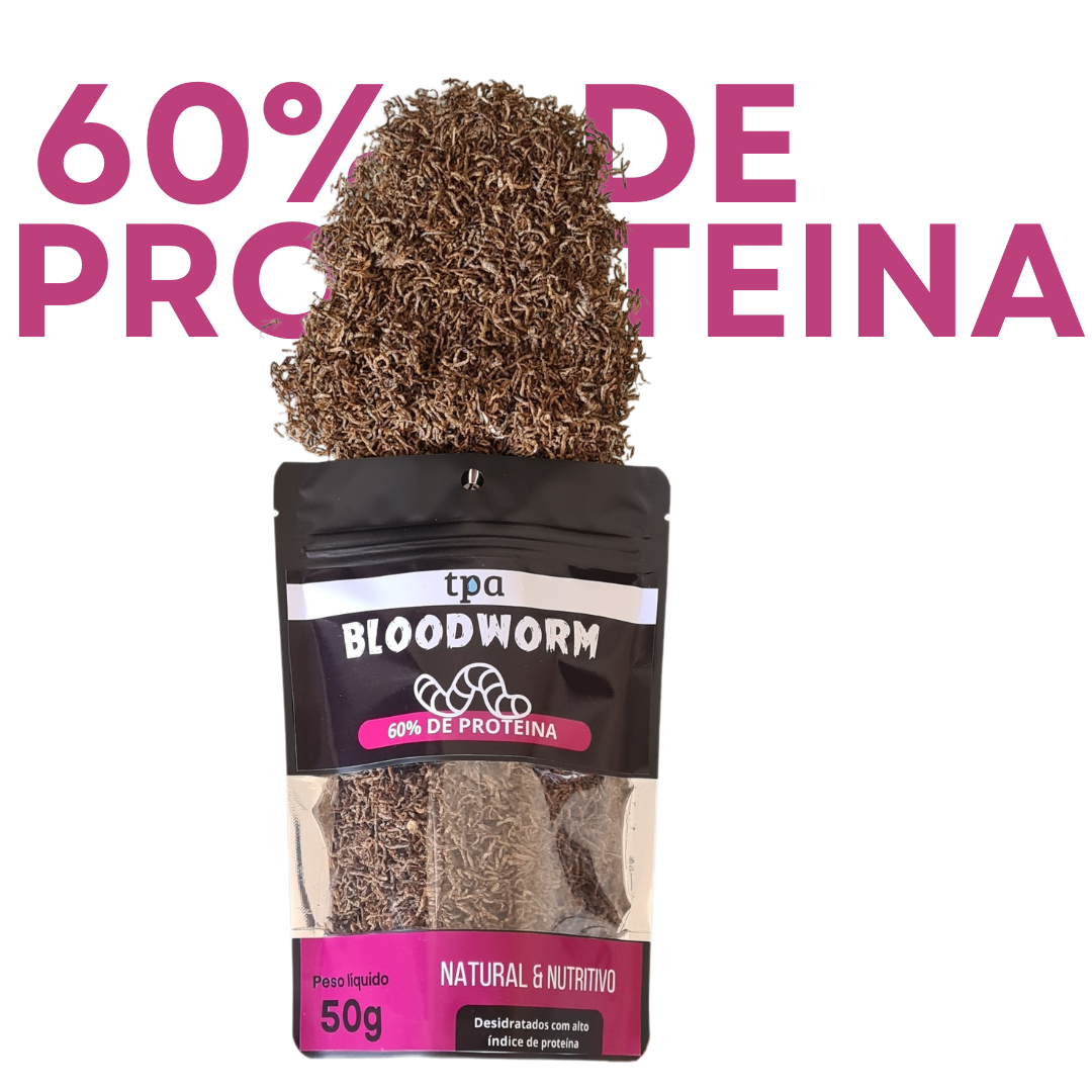 BloodWorms Desidratados - PROTEIN LINE