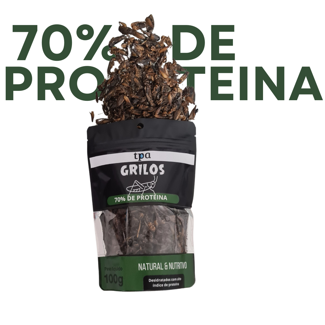 Grilos Desidratados - PROTEIN LINE