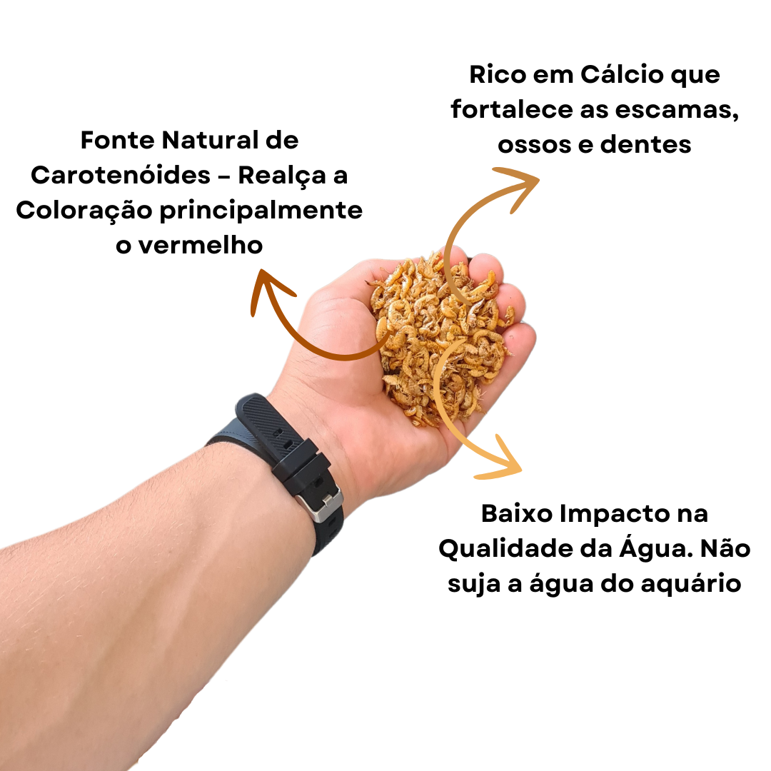 (BLACK) Gammarus Desidratados - PROTEIN LINE