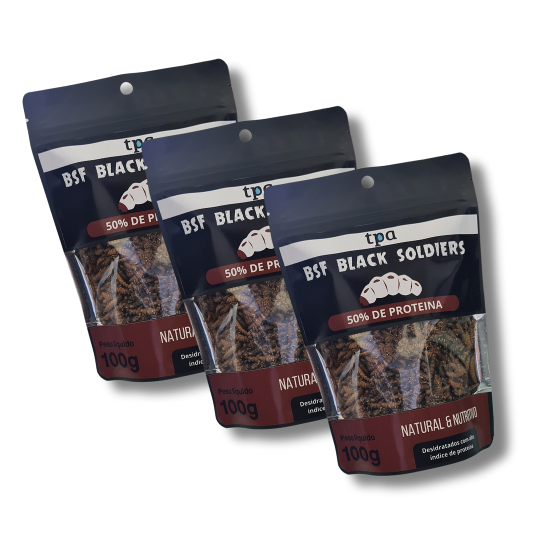 (BLACK) BSF Desidratados - PROTEIN LINE (Black Soldiers fly)