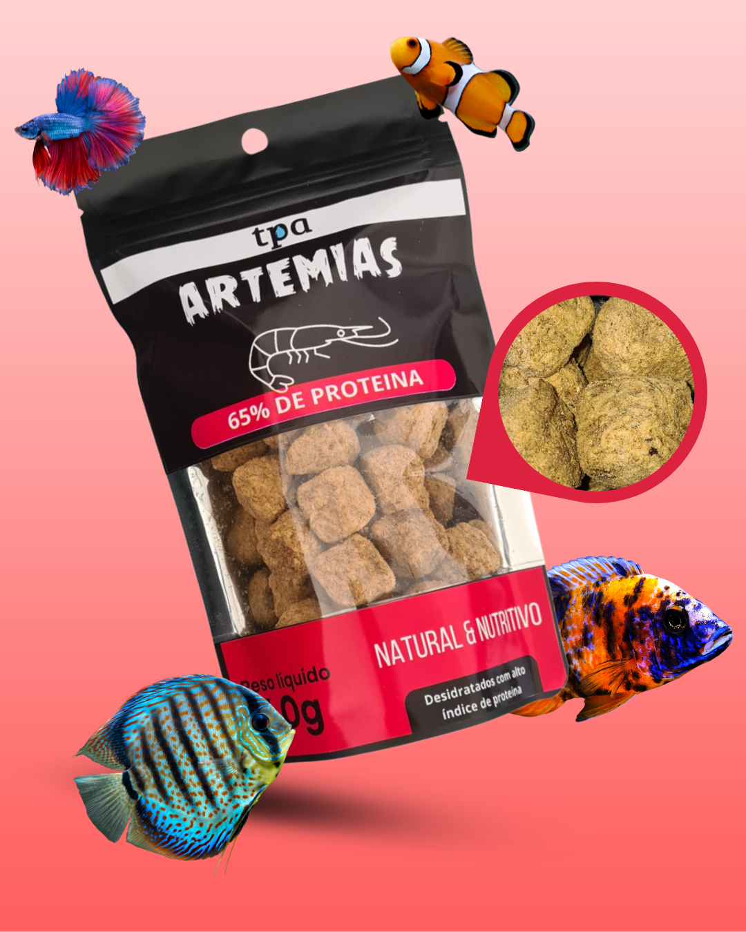 (BLACK) Artêmias Desidratadas - PROTEIN LINE