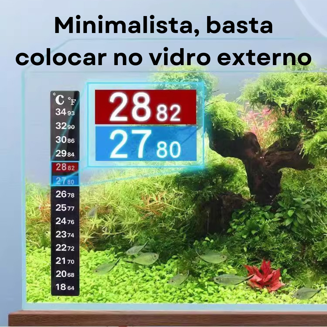 Combo 80 fitas de PH (0-14) + termómetro magnético
