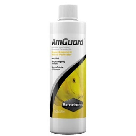 Seachem Amguard Condicionador Removedor Amônia Nitrito Cloro E Cloramina. Aquarios Fontes E Lagos.