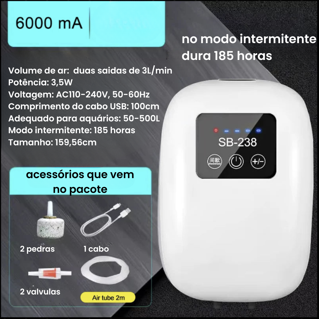 Nobreak compressor de ar 220 horas de funcionamento