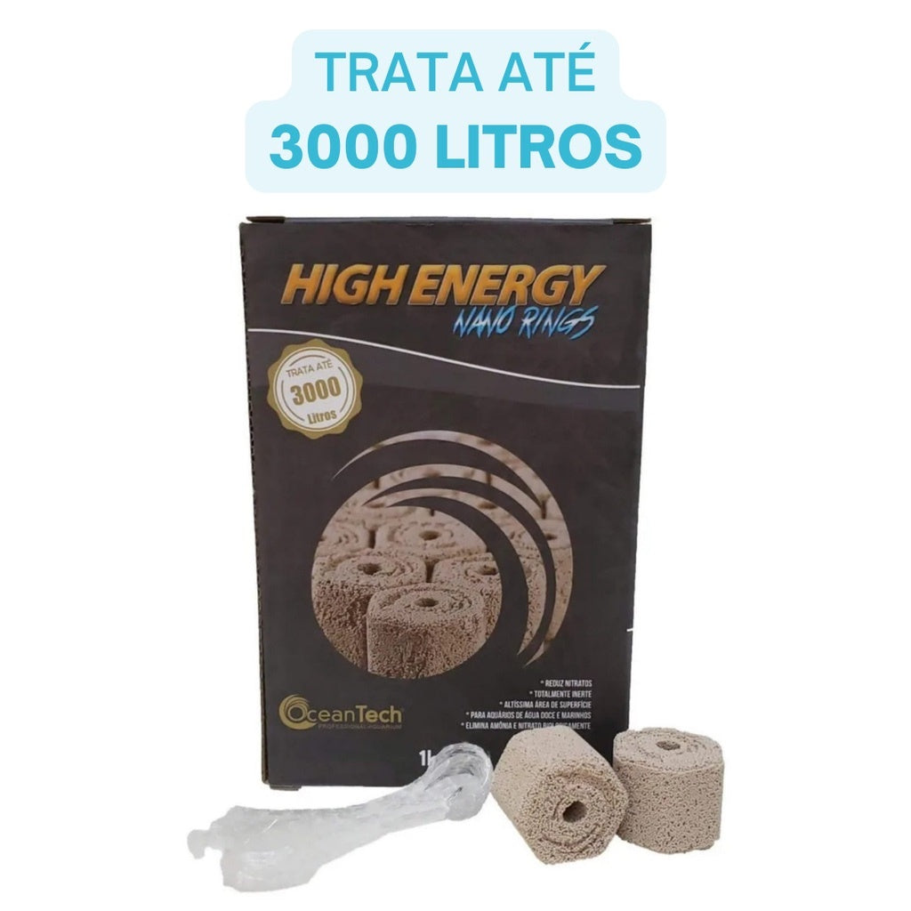 Midia Biologica Ocean Tech Trata 3000l Nano Rings High Energy