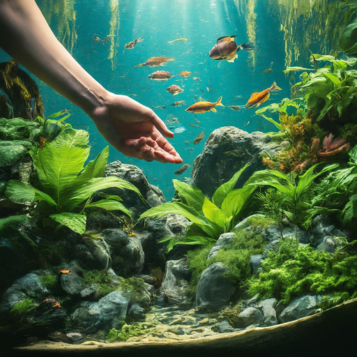 A arte do aquascaping: Criando paisagens subaquáticas deslumbrantes