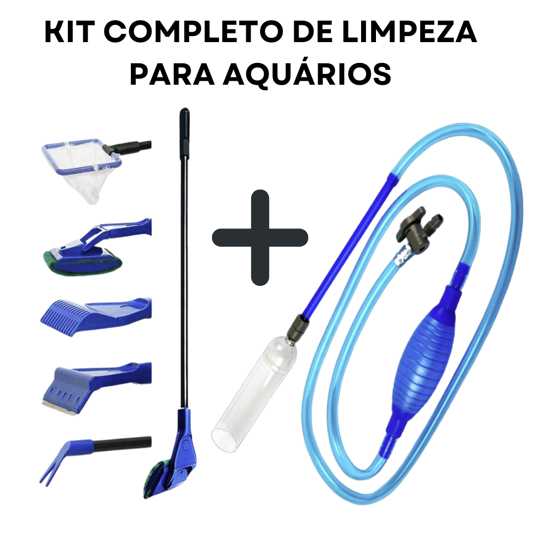 Kit limpeza sifão + esfregão