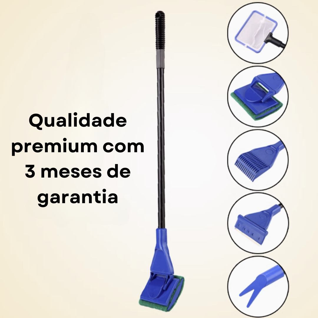 Kit limpeza sifão + esfregão