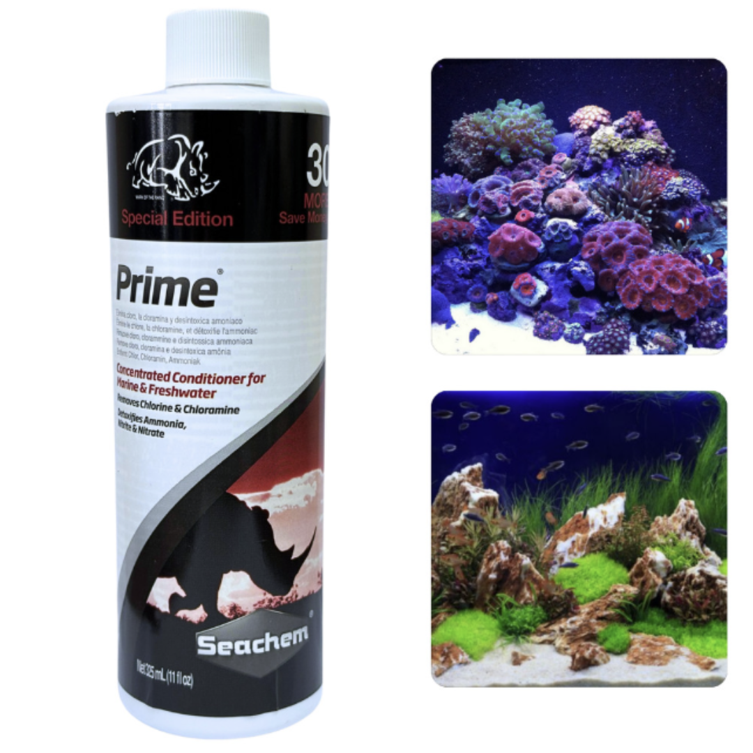Anti Cloro Filtro Para Aquários Seachem Prime 325, 100, 50 ml