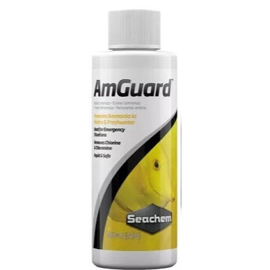 Seachem Amguard Condicionador Removedor Amônia Nitrito Cloro E Cloramina. Aquarios Fontes E Lagos.
