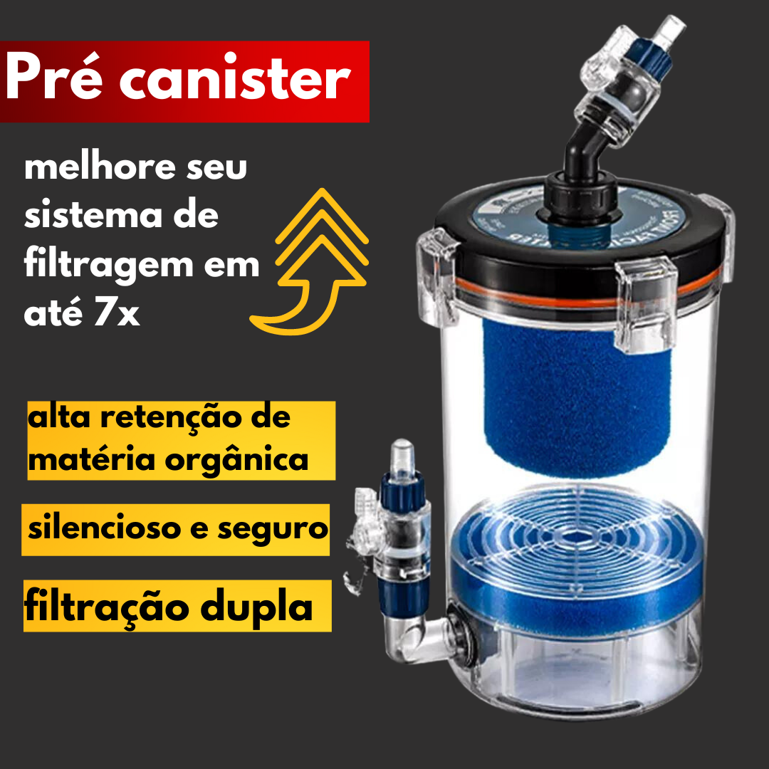 pré canister (pré filtro para canister)