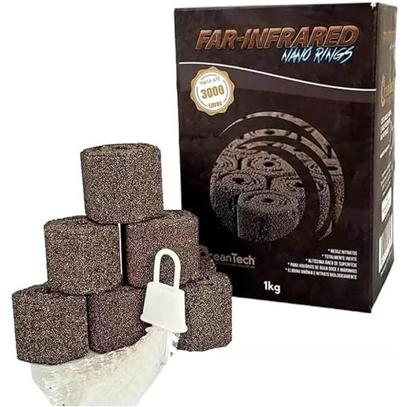 Midia Biologica Ocean Tech Trata 3000l Nano Rings Far-Infrared